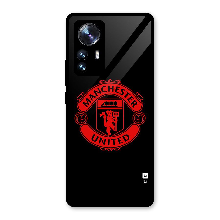 Bold Mancheter United Glass Back Case for Xiaomi 12 Pro
