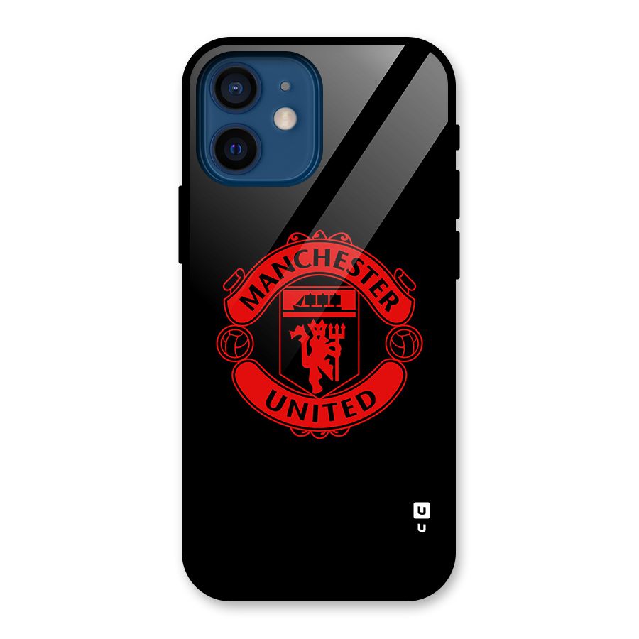 Bold Mancheter United Glass Back Case for iPhone 12 Mini
