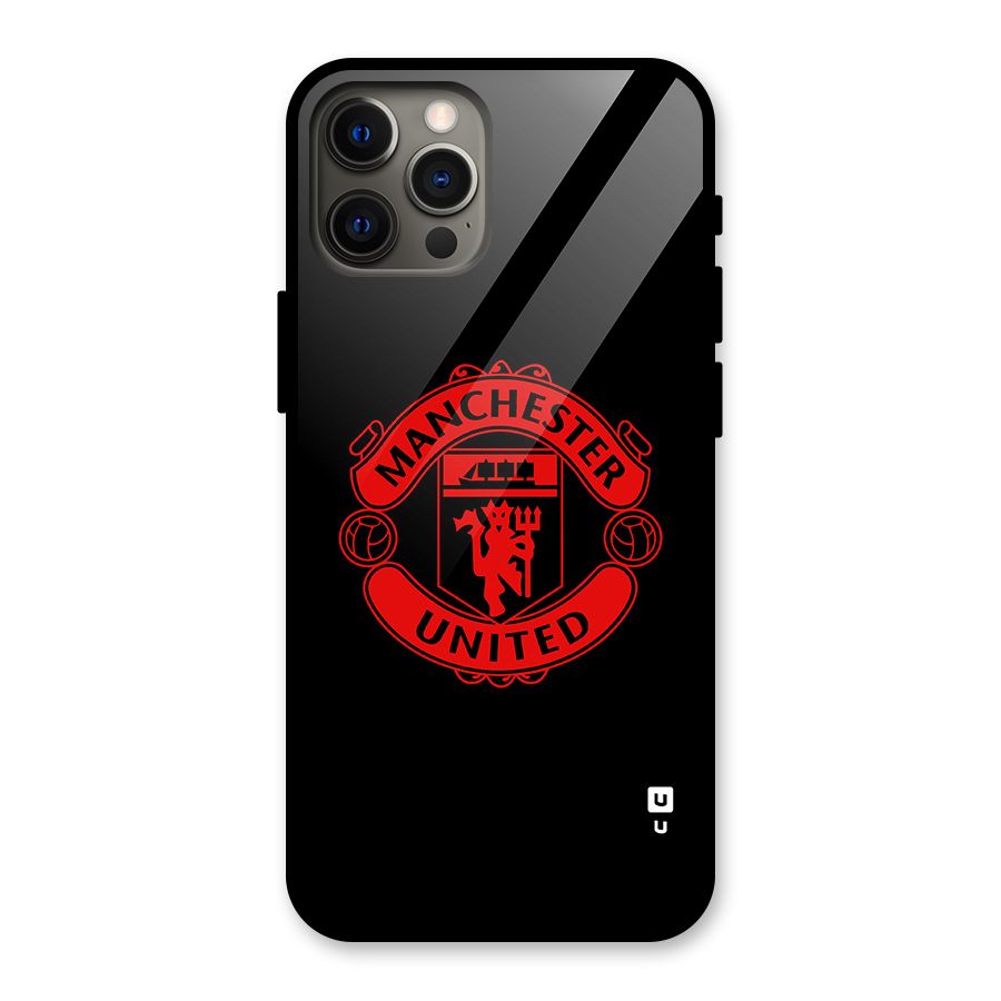 Bold Mancheter United Glass Back Case for iPhone 12 Pro Max