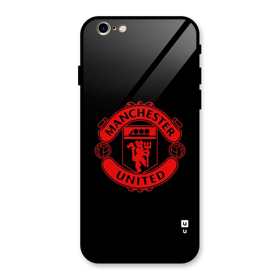 Bold Mancheter United Glass Back Case for iPhone 6 6S