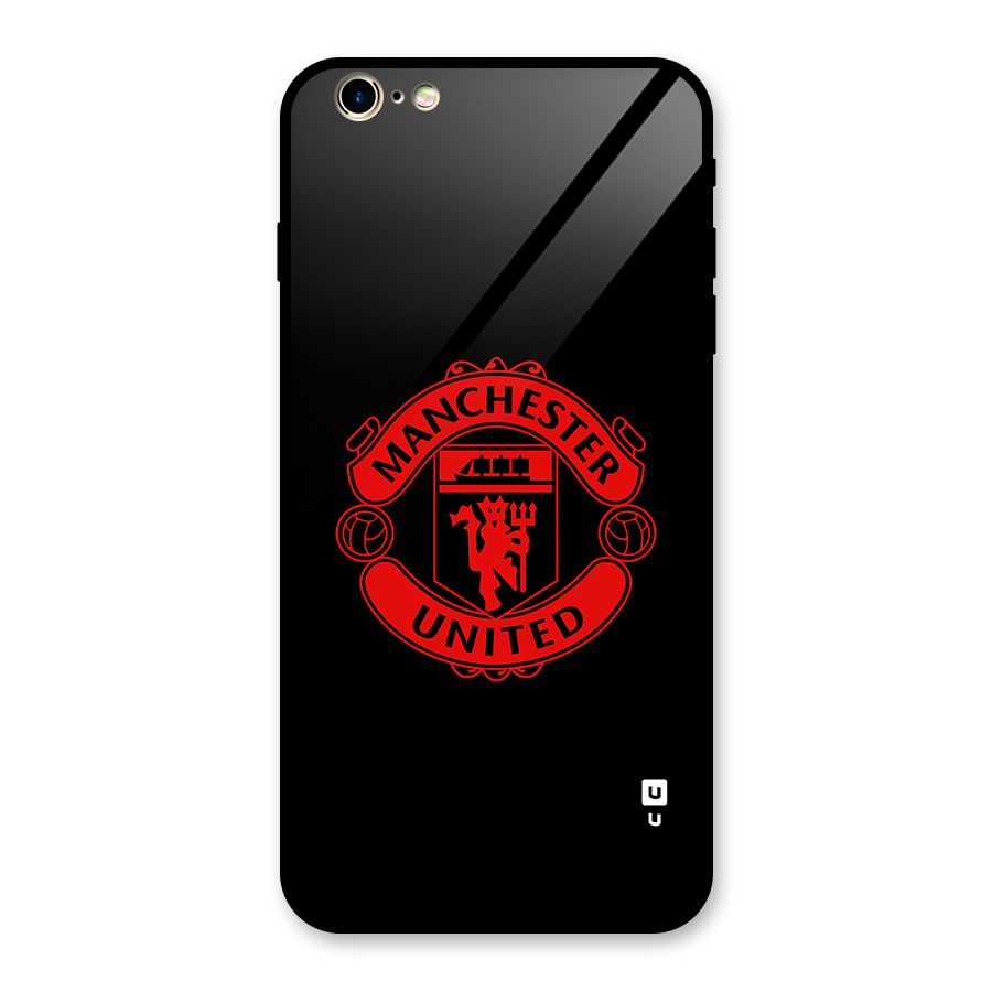 Bold Mancheter United Glass Back Case for iPhone 6 Plus 6S Plus