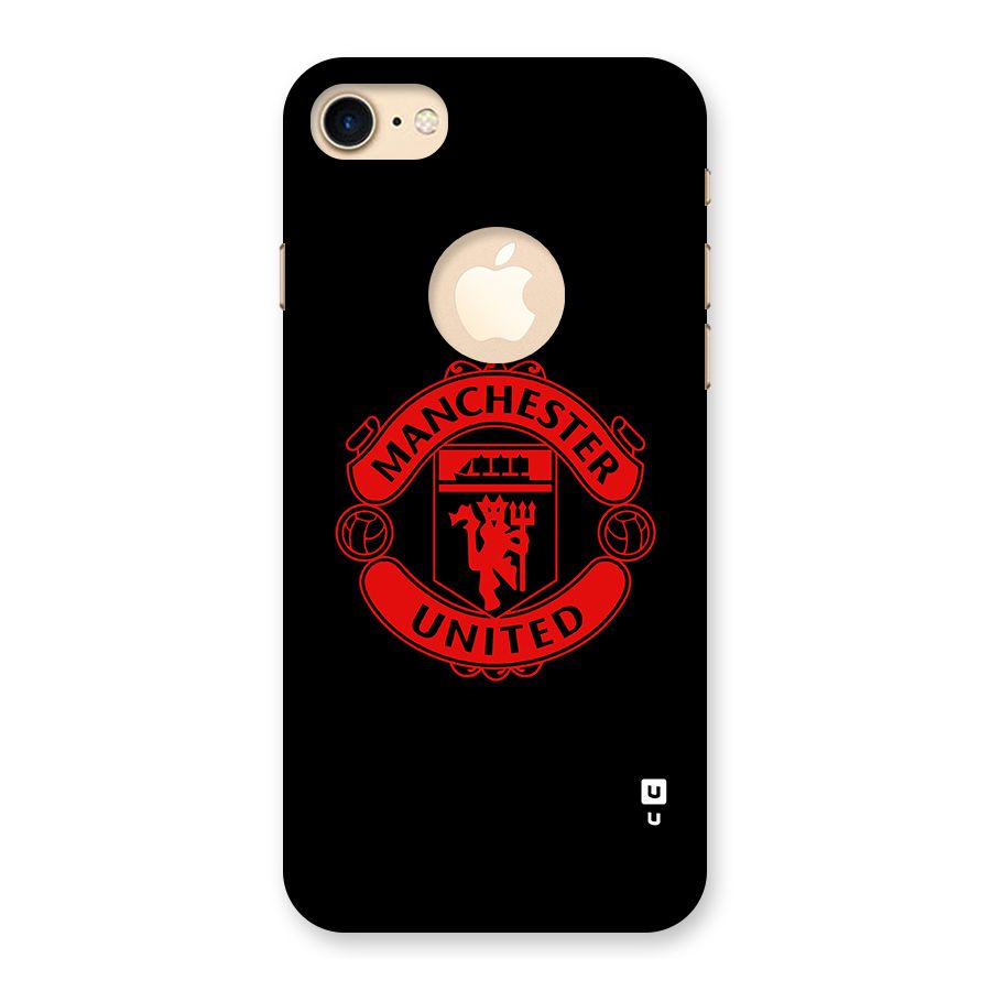 Bold Mancheter United Back Case for iPhone 8 Logo Cut