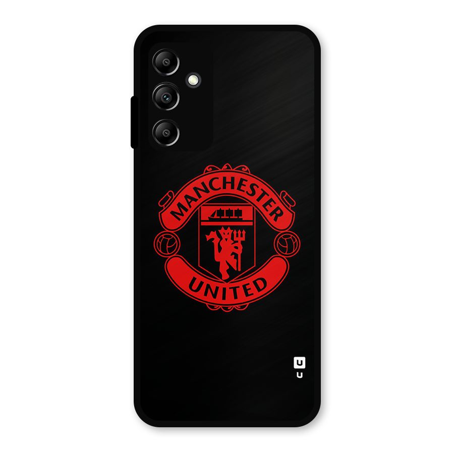 Bold Mancheter United Metal Back Case for Galaxy A14 5G