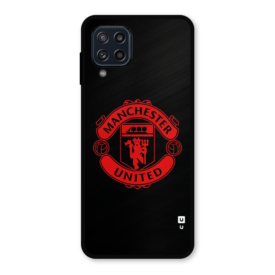 Bold Mancheter United Metal Back Case for Galaxy M32