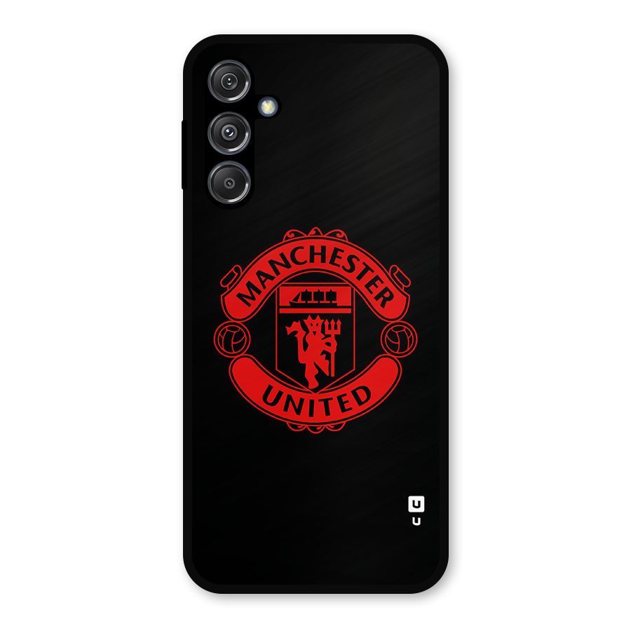 Bold Mancheter United Metal Back Case for Galaxy M34 5G