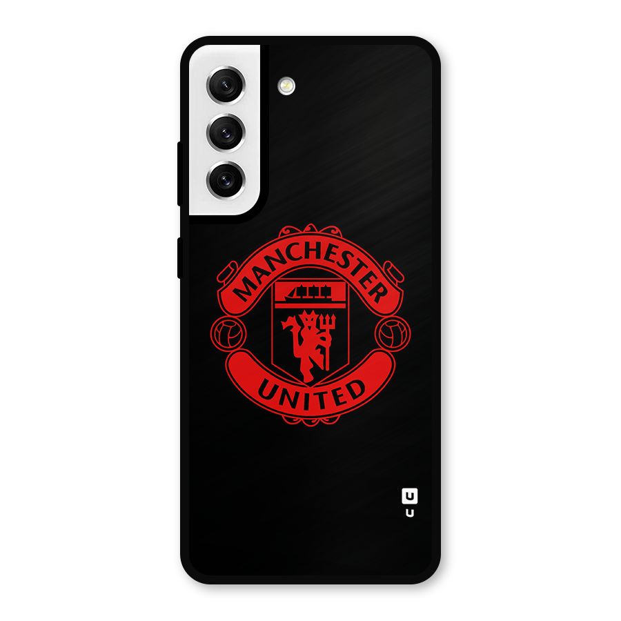 Bold Mancheter United Metal Back Case for Galaxy S21 FE 5G