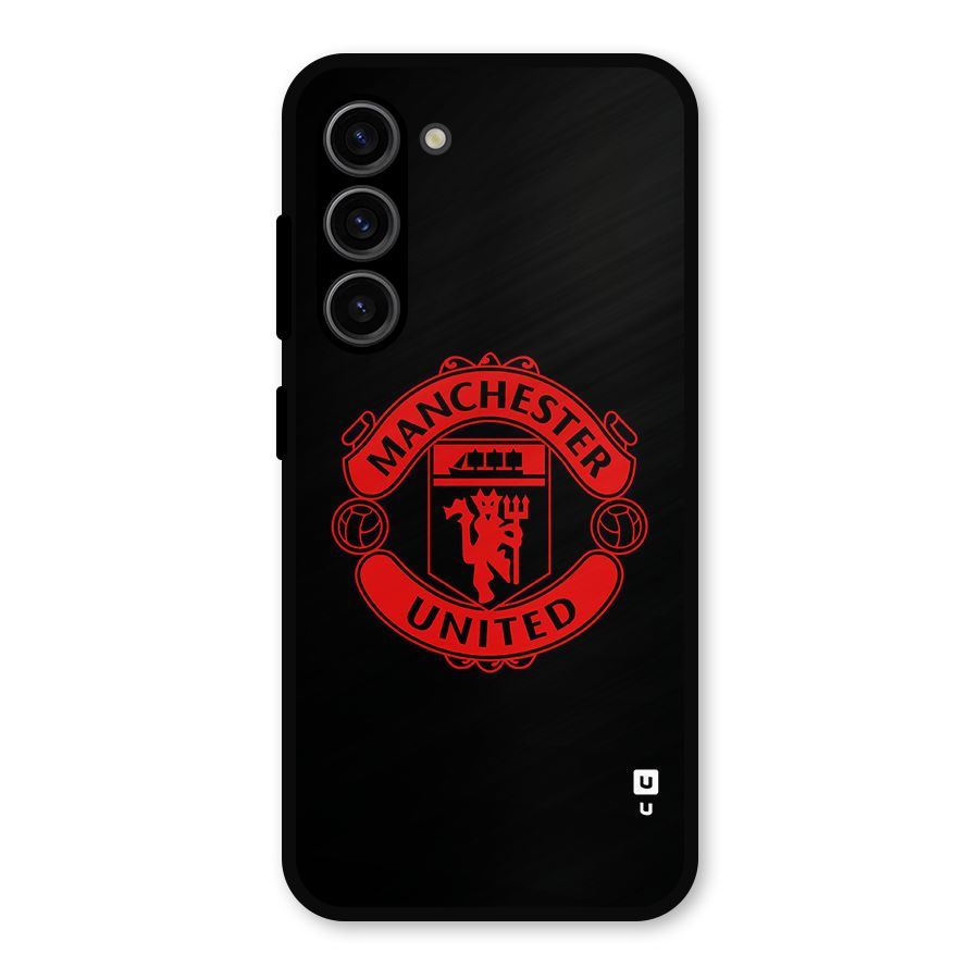 Bold Mancheter United Metal Back Case for Galaxy S23