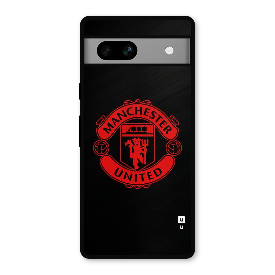 Bold Mancheter United Metal Back Case for Google Pixel 7a