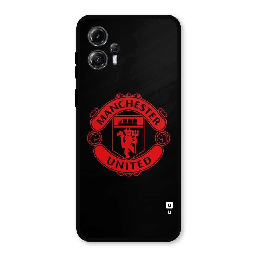 Bold Mancheter United Metal Back Case for Moto G13