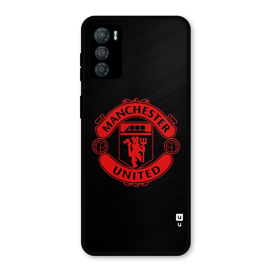 Bold Mancheter United Metal Back Case for Moto G42