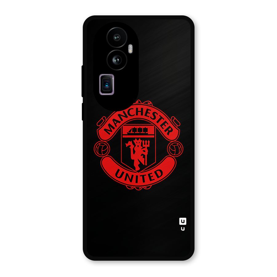Bold Mancheter United Metal Back Case for Oppo Reno10 Pro Plus