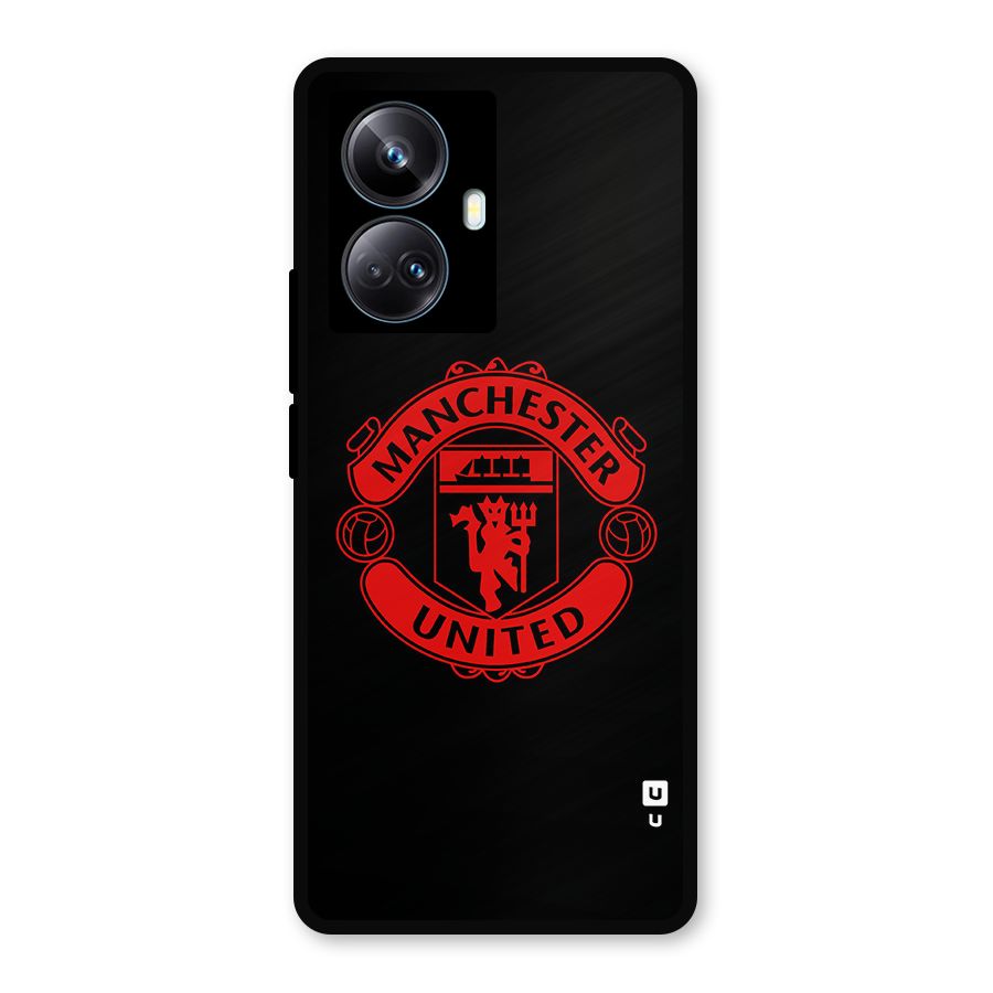 Bold Mancheter United Metal Back Case for Realme 10 Pro Plus