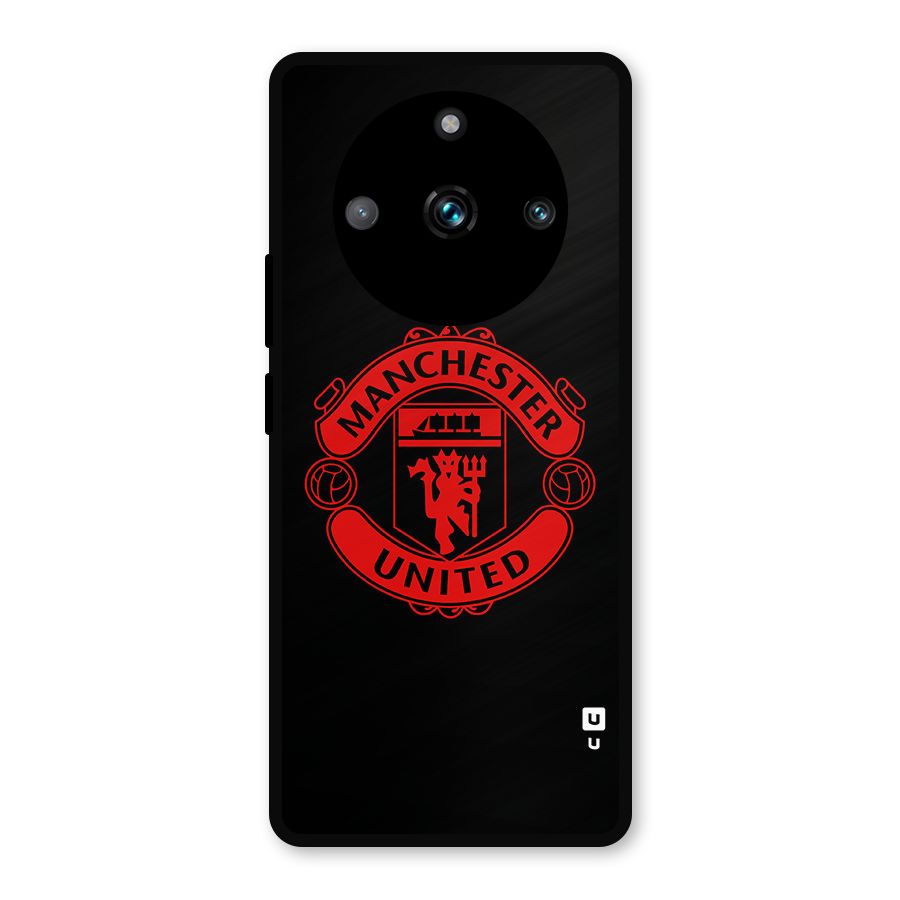 Bold Mancheter United Metal Back Case for Realme 11 Pro Plus