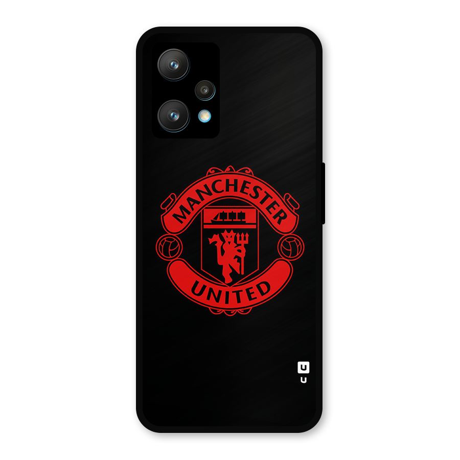 Bold Mancheter United Metal Back Case for Realme 9