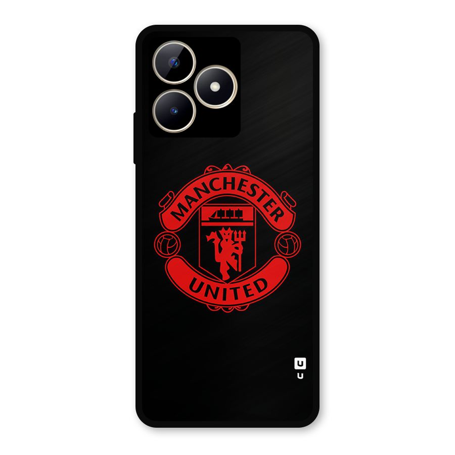 Bold Mancheter United Metal Back Case for Realme C53