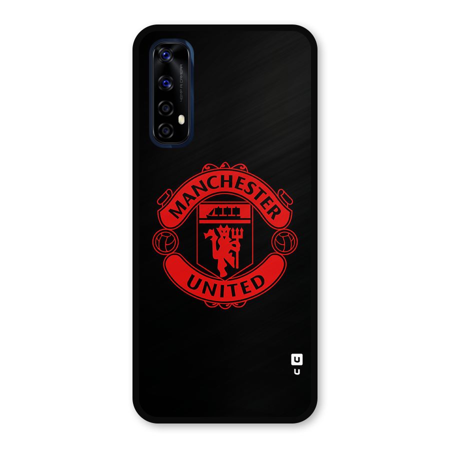 Bold Mancheter United Metal Back Case for Realme Narzo 20 Pro