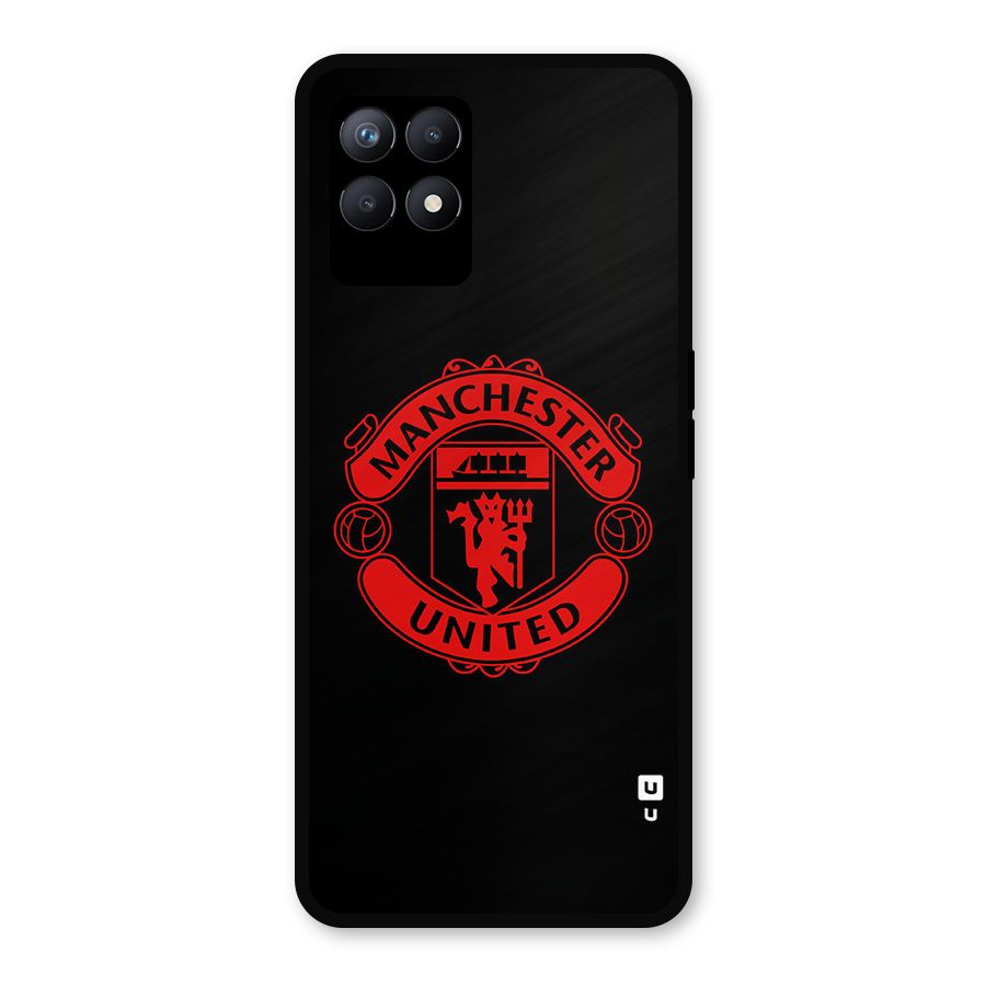Bold Mancheter United Metal Back Case for Realme Narzo 50
