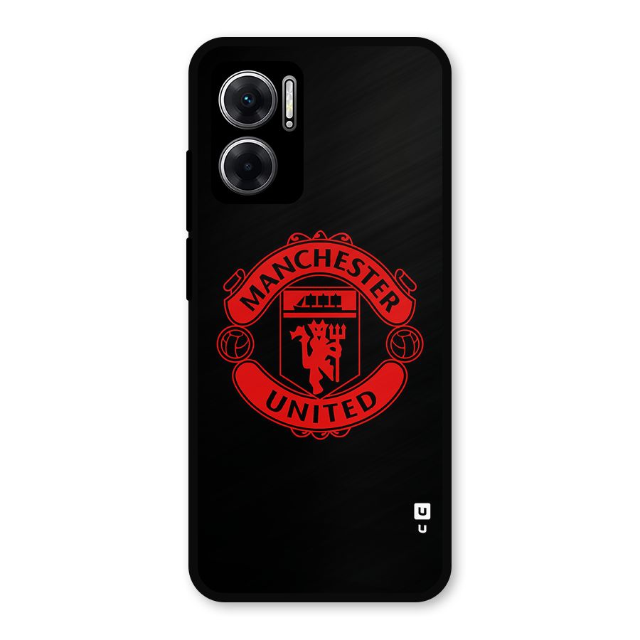 Bold Mancheter United Metal Back Case for Redmi 11 Prime 5G