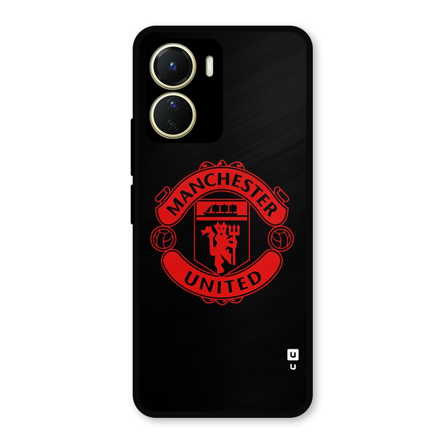 Bold Mancheter United Metal Back Case for Vivo T2x