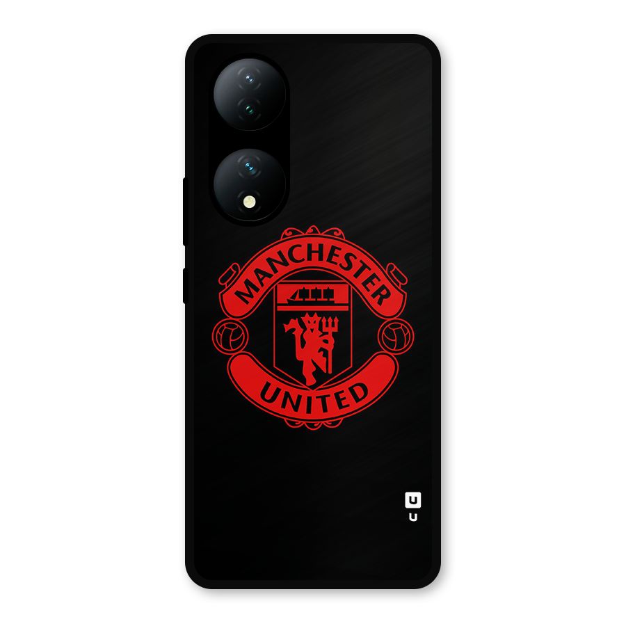 Bold Mancheter United Metal Back Case for Vivo Y100