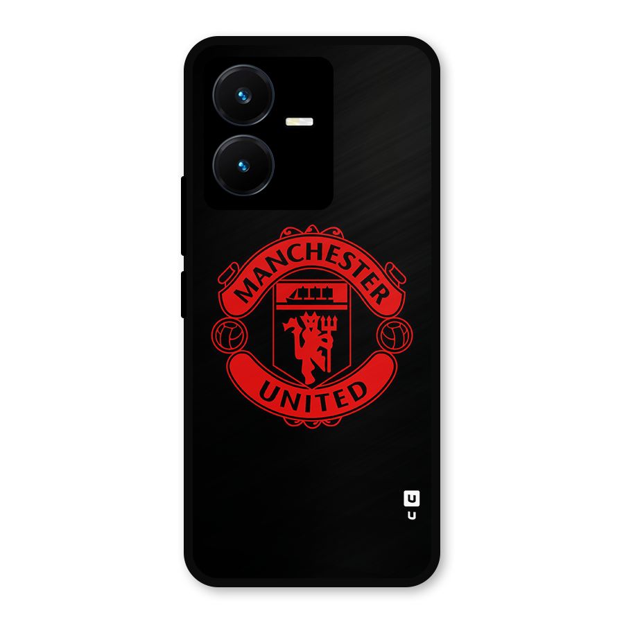 Bold Mancheter United Metal Back Case for Vivo Y22