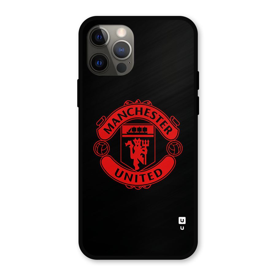 Bold Mancheter United Metal Back Case for iPhone 12 Pro