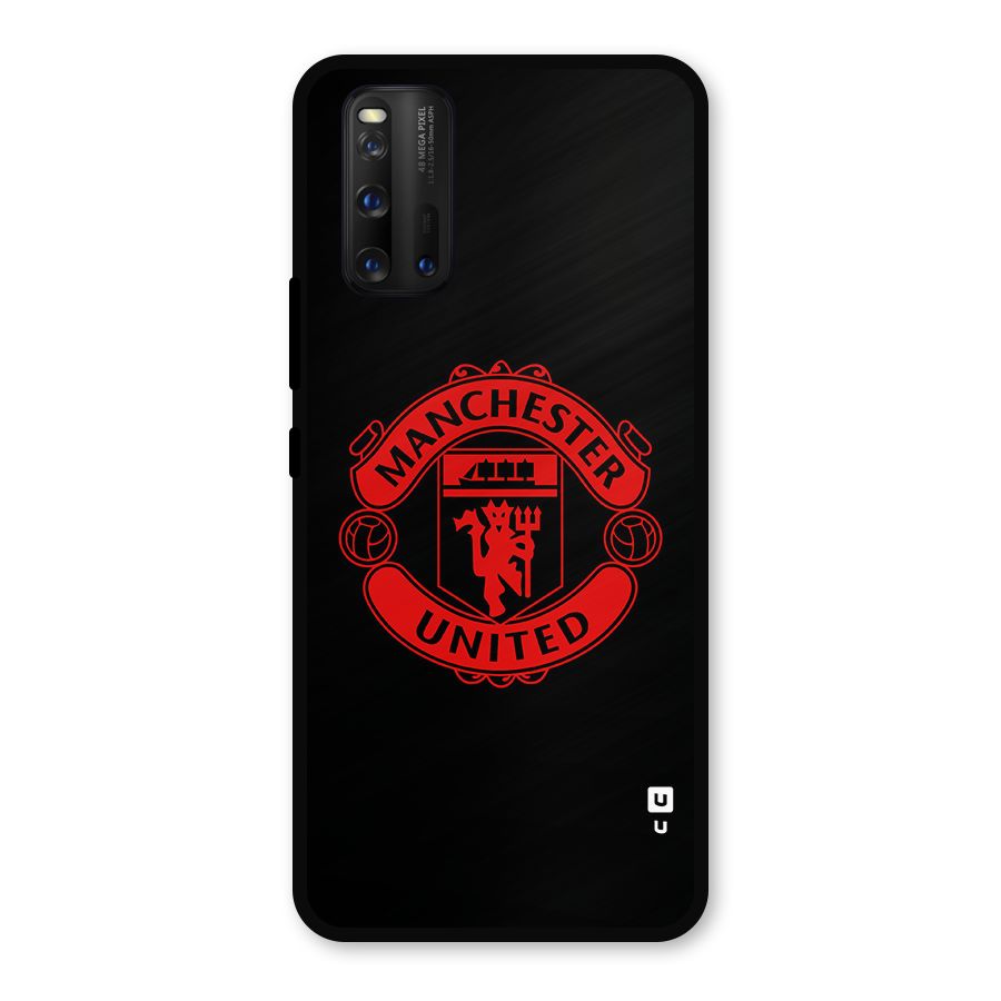 Bold Mancheter United Metal Back Case for iQOO 3