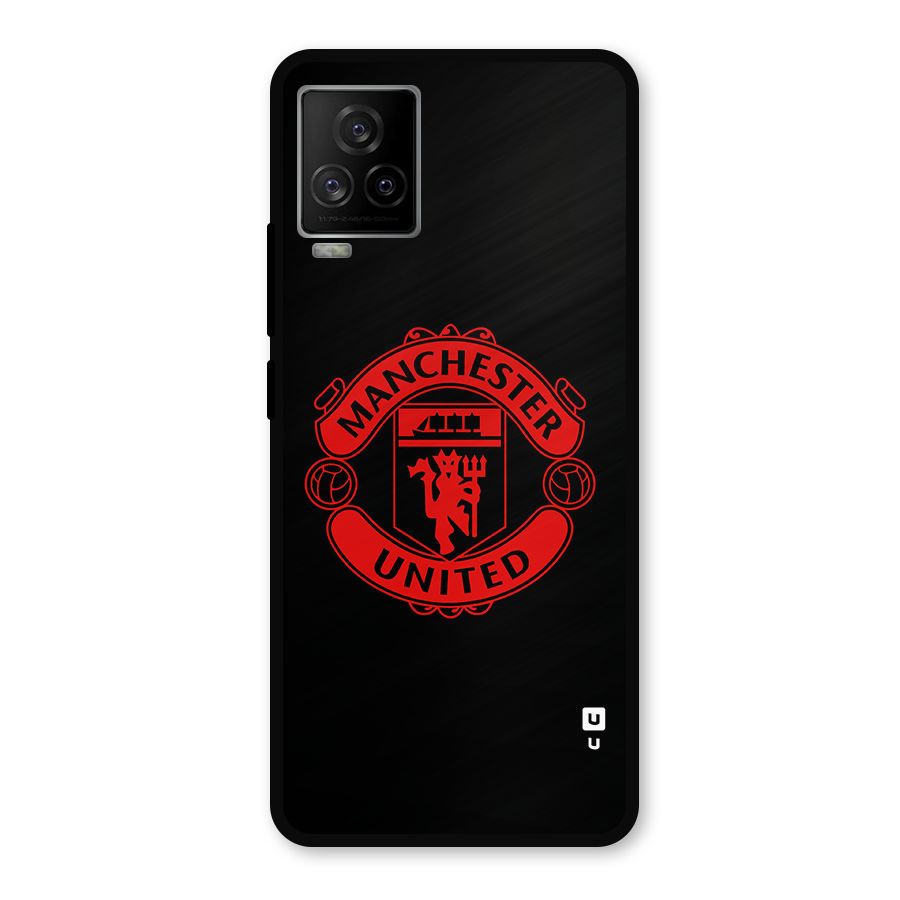 Bold Mancheter United Metal Back Case for iQOO 7 Legend 5G