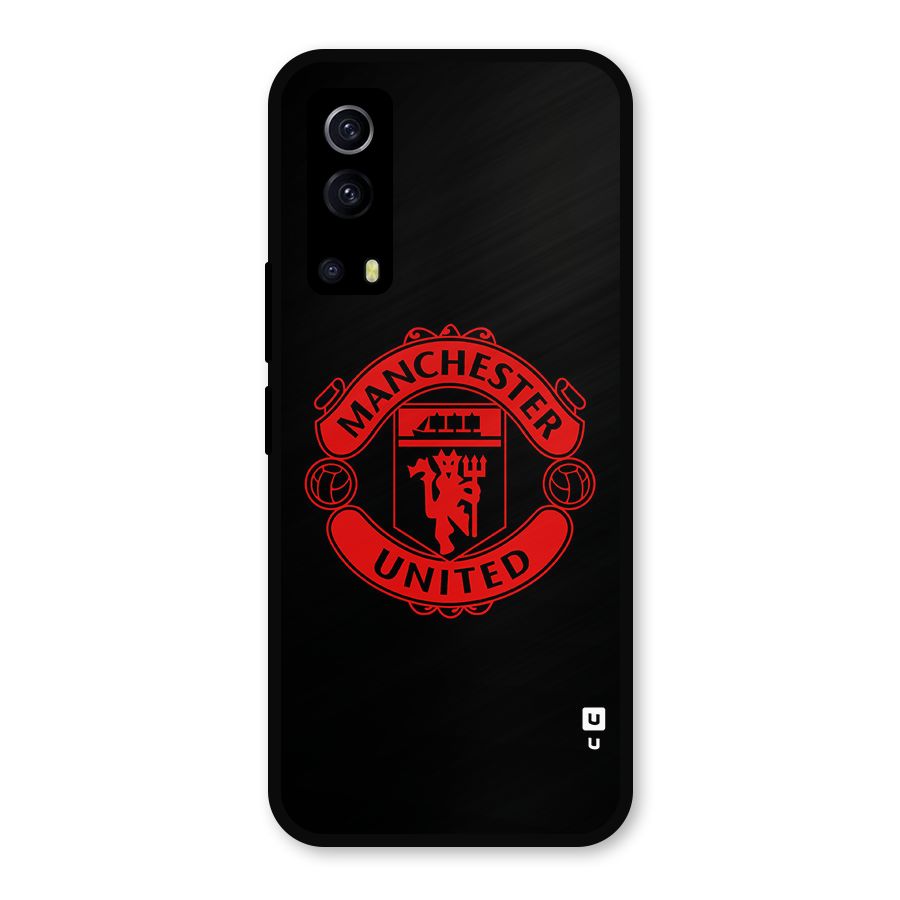 Bold Mancheter United Metal Back Case for iQOO Z3
