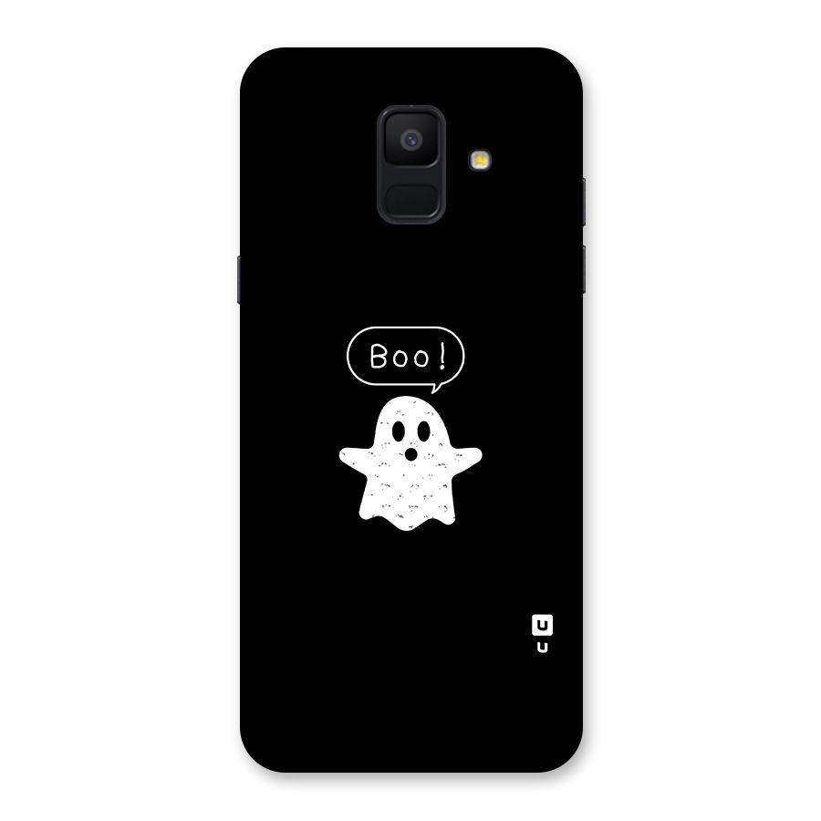 Boo Cute Ghost Back Case for Galaxy A6 (2018)