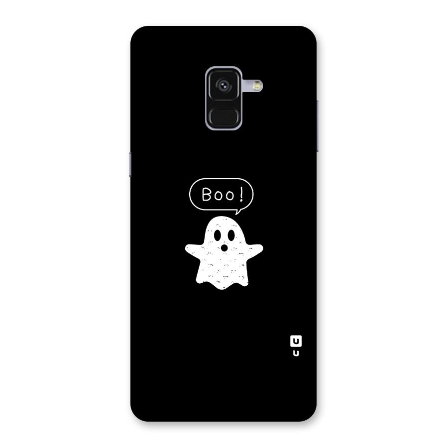 Boo Cute Ghost Back Case for Galaxy A8 Plus