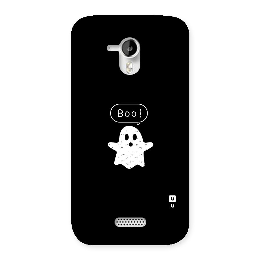 Boo Cute Ghost Back Case for Micromax Canvas HD A116
