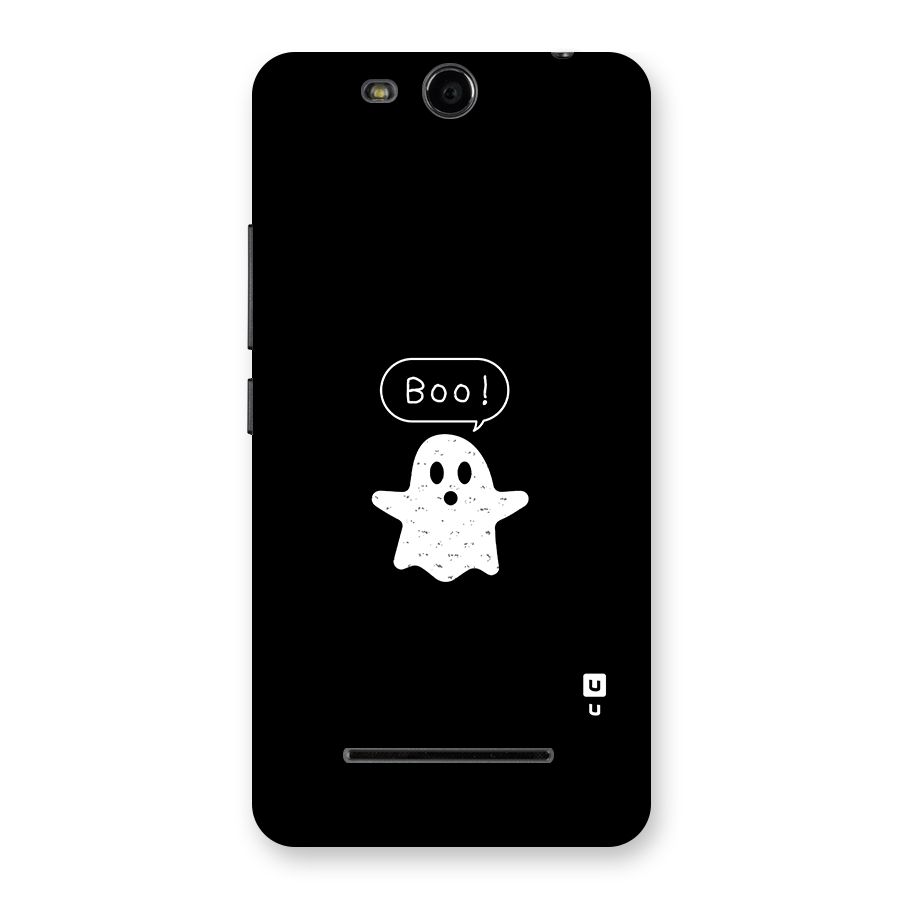 Boo Cute Ghost Back Case for Micromax Canvas Juice 3 Q392
