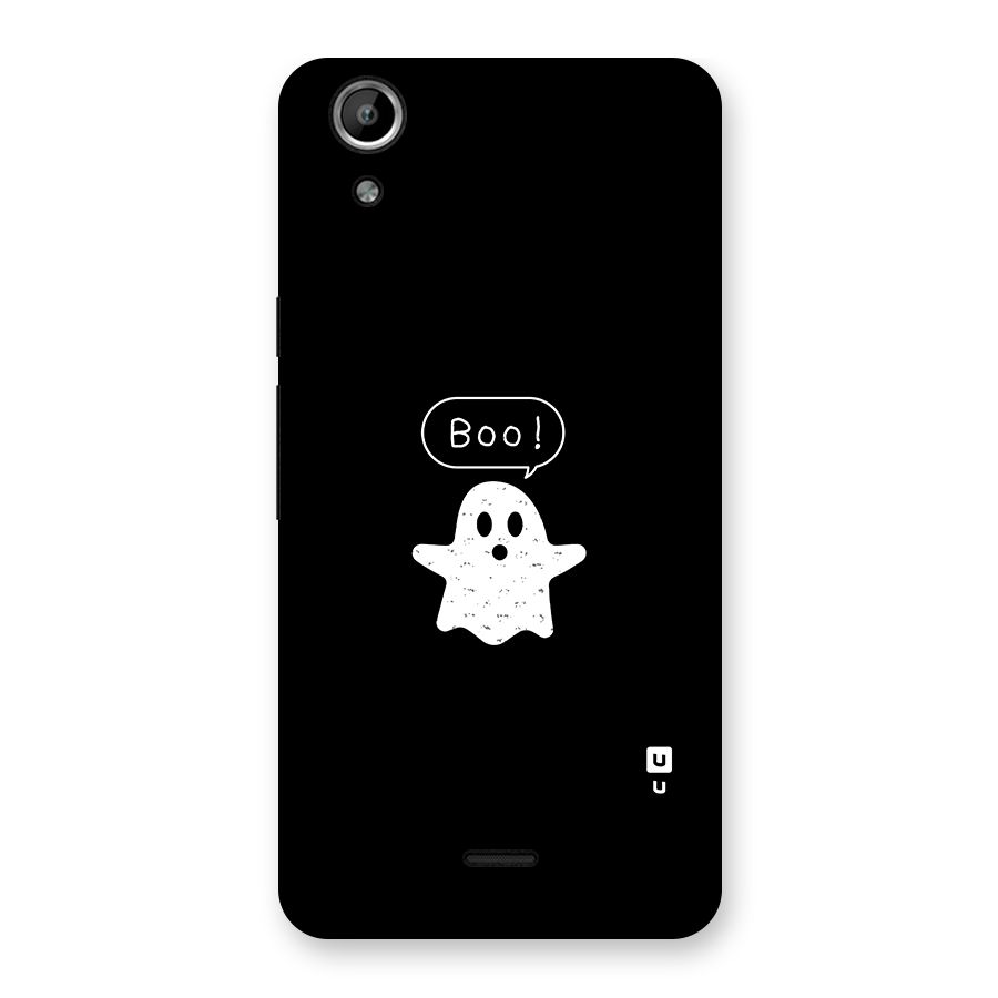Boo Cute Ghost Back Case for Micromax Canvas Selfie Lens Q345