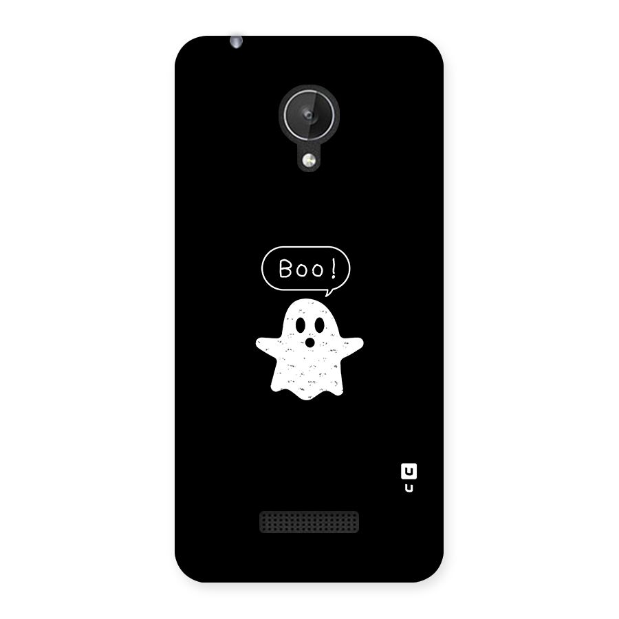 Boo Cute Ghost Back Case for Micromax Canvas Spark Q380