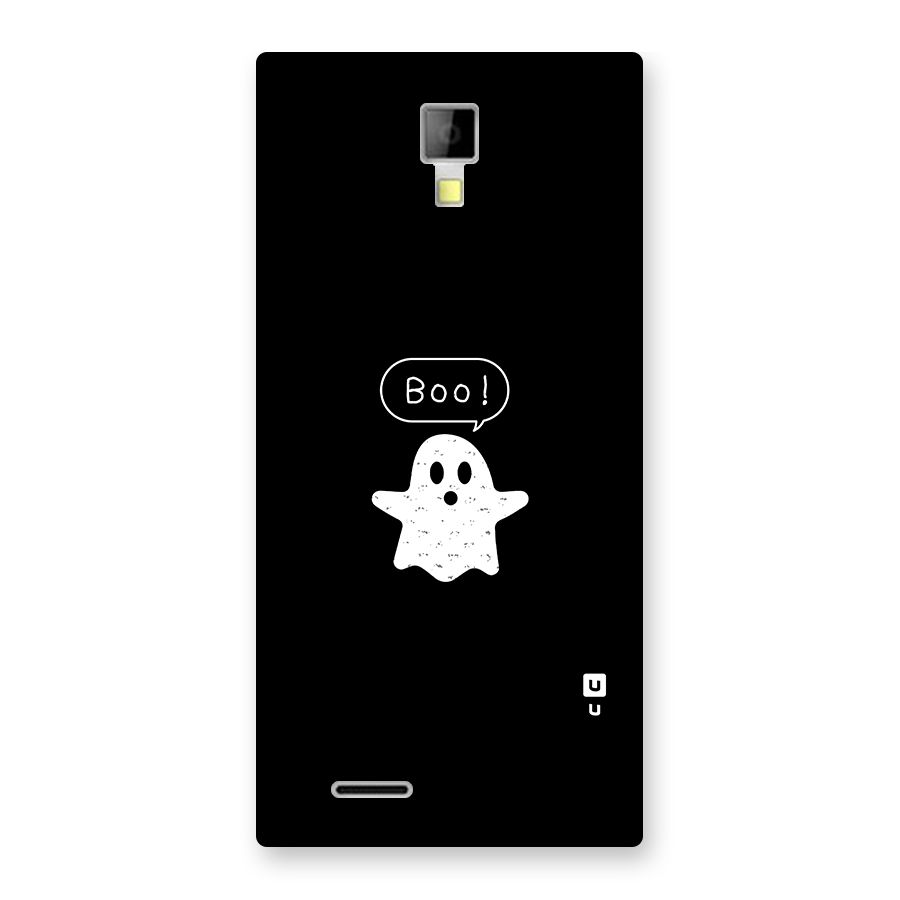 Boo Cute Ghost Back Case for Micromax Canvas Xpress A99