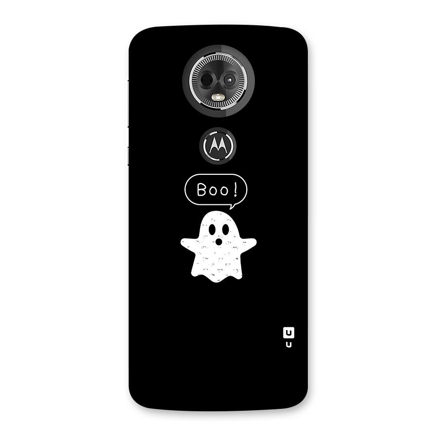 Boo Cute Ghost Back Case for Moto E5 Plus