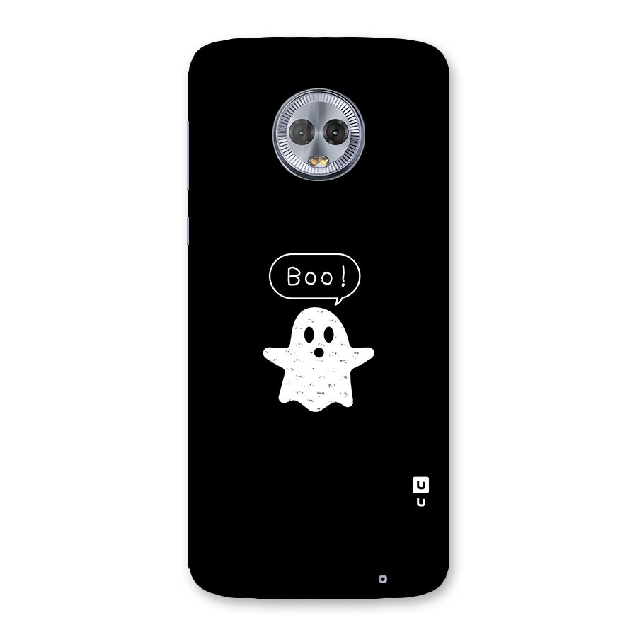Boo Cute Ghost Back Case for Moto G6 Plus