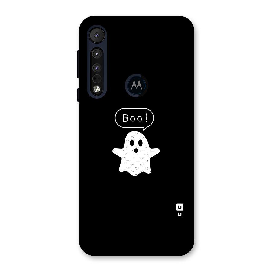 Boo Cute Ghost Back Case for Motorola One Macro