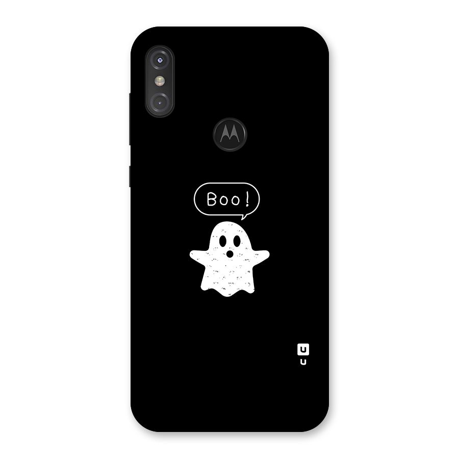 Boo Cute Ghost Back Case for Motorola One Power