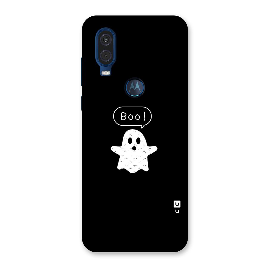 Boo Cute Ghost Back Case for Motorola One Vision