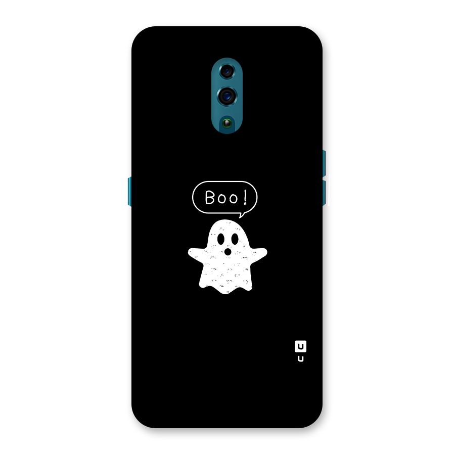 Boo Cute Ghost Back Case for Oppo Reno