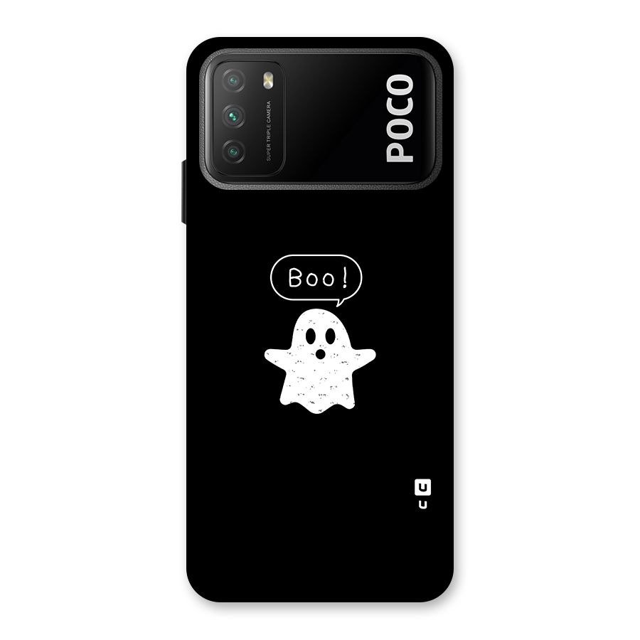 Boo Cute Ghost Back Case for Poco M3