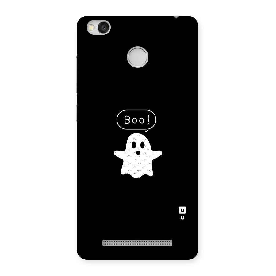 Boo Cute Ghost Back Case for Redmi 3S Prime
