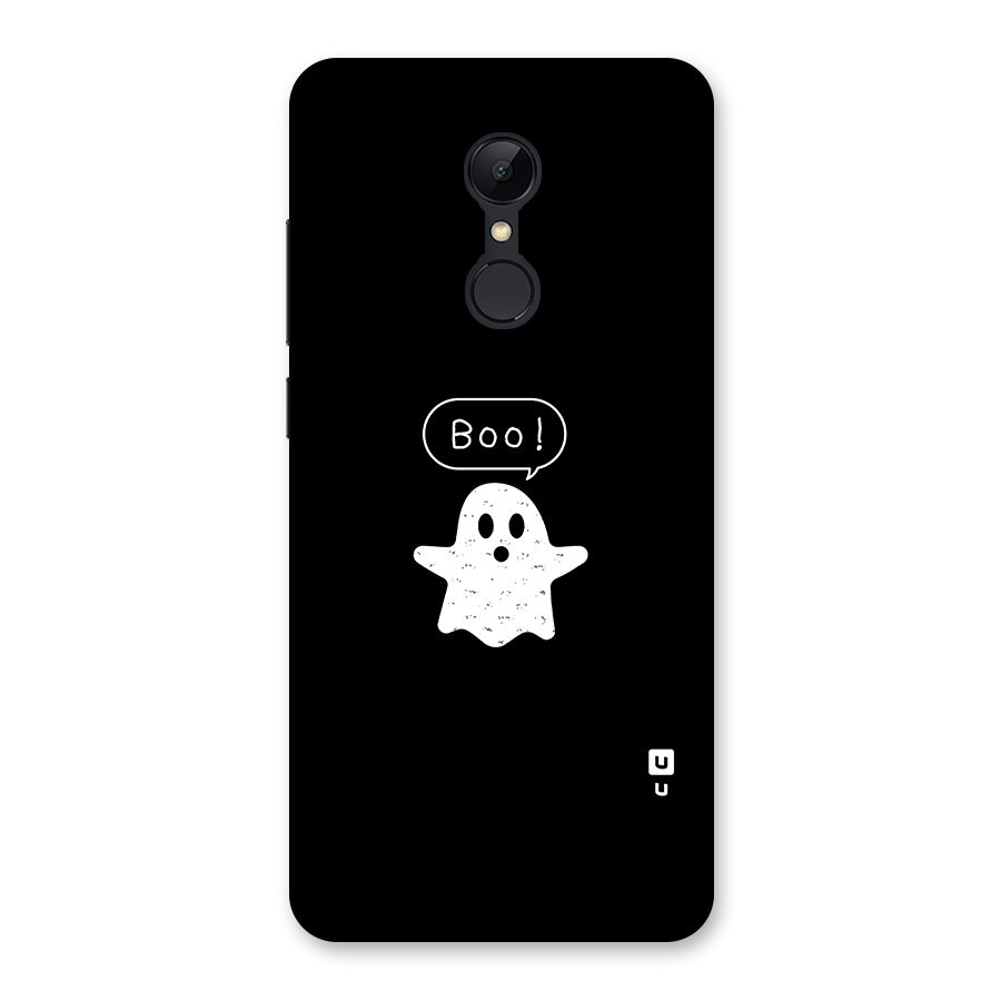 Boo Cute Ghost Back Case for Redmi 5