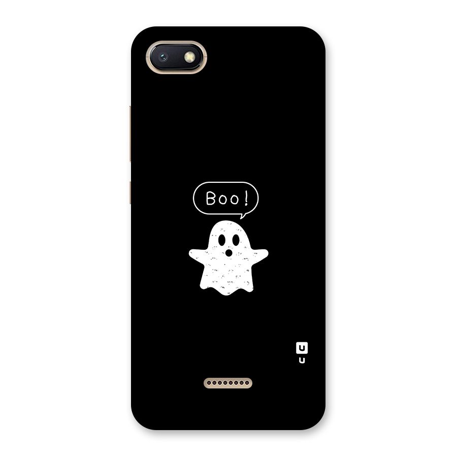 Boo Cute Ghost Back Case for Redmi 6A