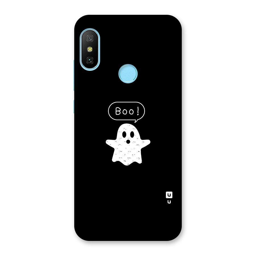 Boo Cute Ghost Back Case for Redmi 6 Pro