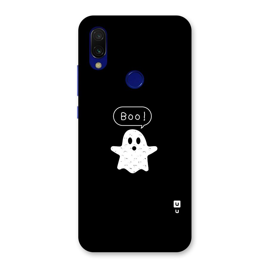 Boo Cute Ghost Back Case for Redmi 7