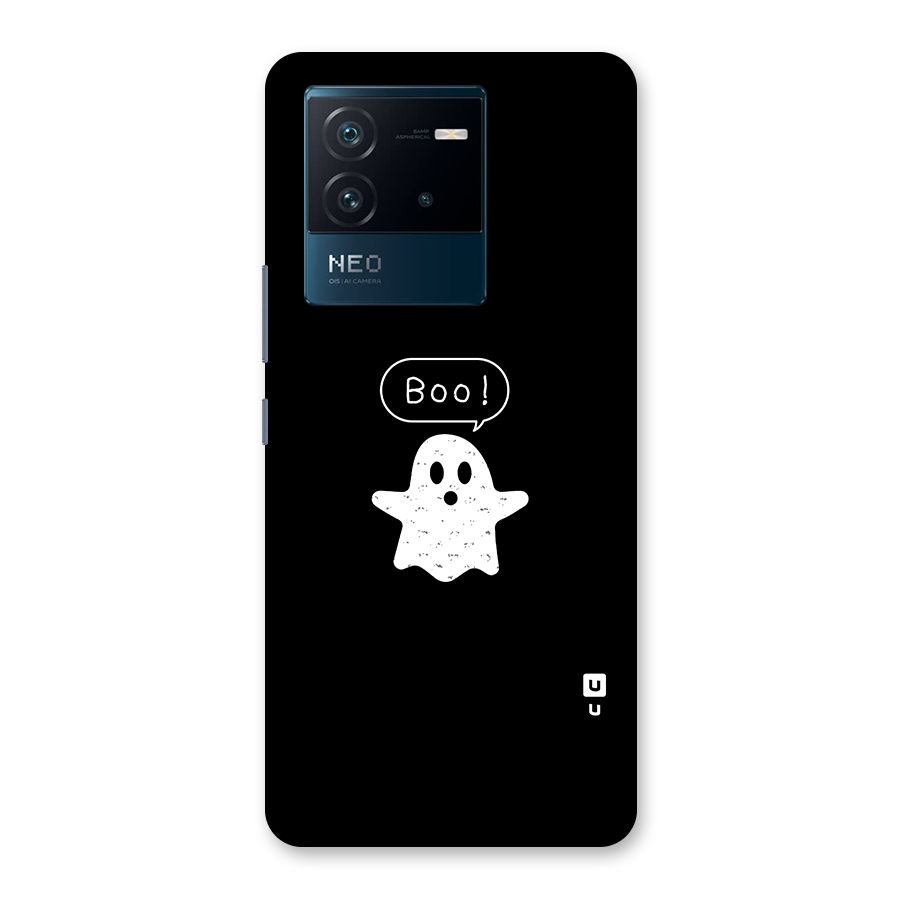 Boo Cute Ghost Back Case for Vivo iQOO Neo 6 5G