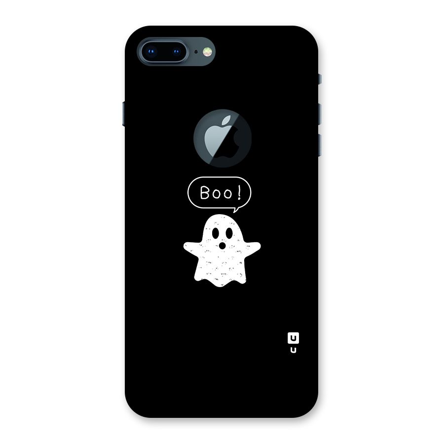 Boo Cute Ghost Back Case for iPhone 7 Plus Logo Cut